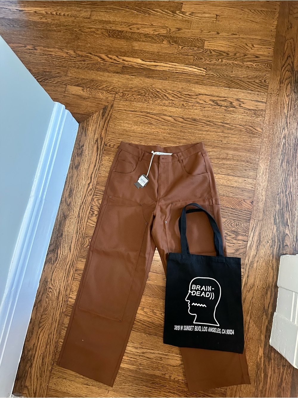 Brain Dead Brown Men's Workwear Pants